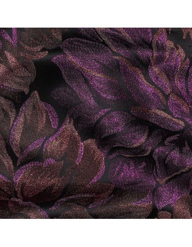 Tissu jacquard- Pivoine