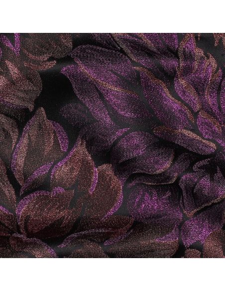 Tissu jacquard- Pivoine