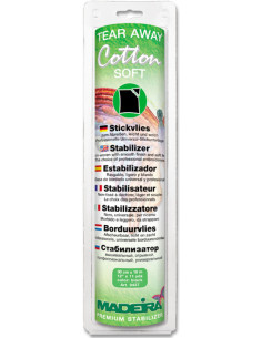 Stabilisateur à déchirer Cotton Soft - Noir