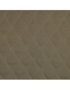 Tissu matelassé double gaze - Kaki 2