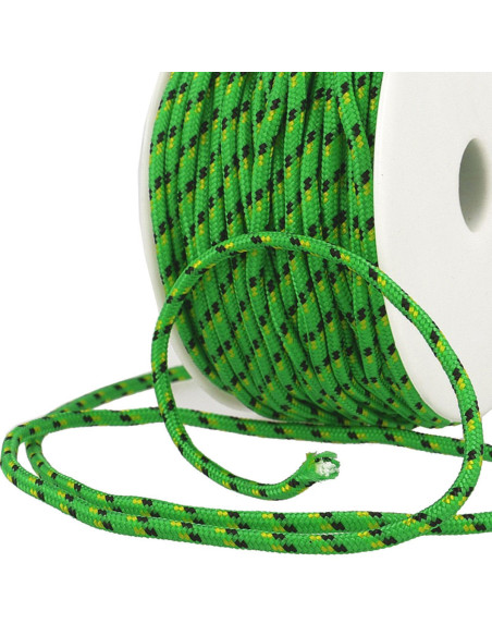 Cordon multicolore sport - Vert, noir et jaune