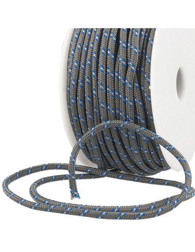 Cordon multicolore sport - Gris, bleu et blanc