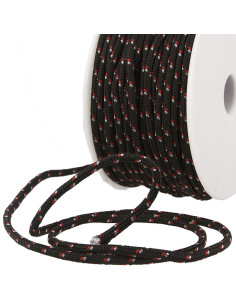 Cordon multicolore sport - Noir, rouge et blanc