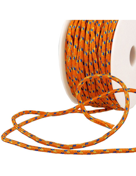 Cordon multicolore sport - Orange, bleu et jaune