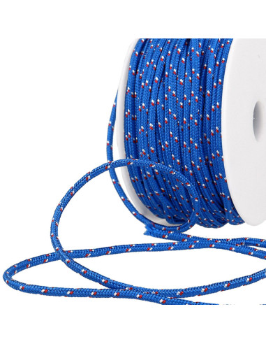 Cordon multicolore sport - Bleu, rouge et blanc