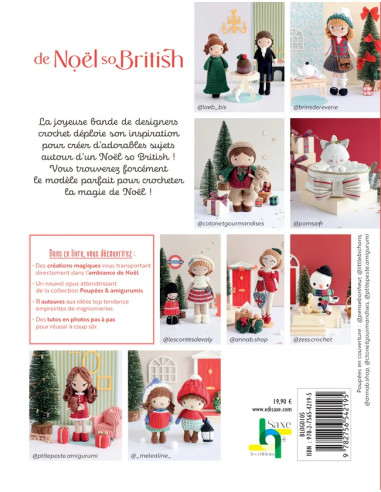 Livre poupées & amigurumis de Noël so British