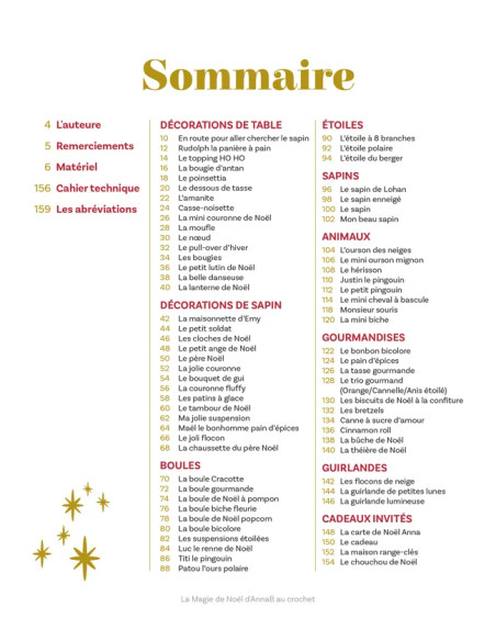 Livre la magie de Noël d'AnnaB au crochet