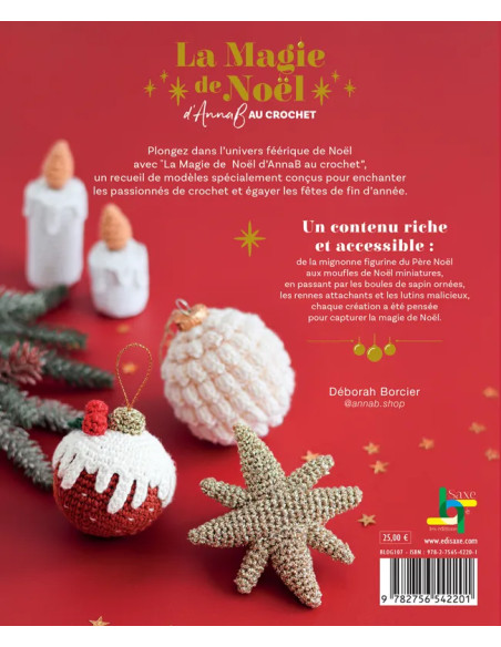 Livre la magie de Noël d'AnnaB au crochet