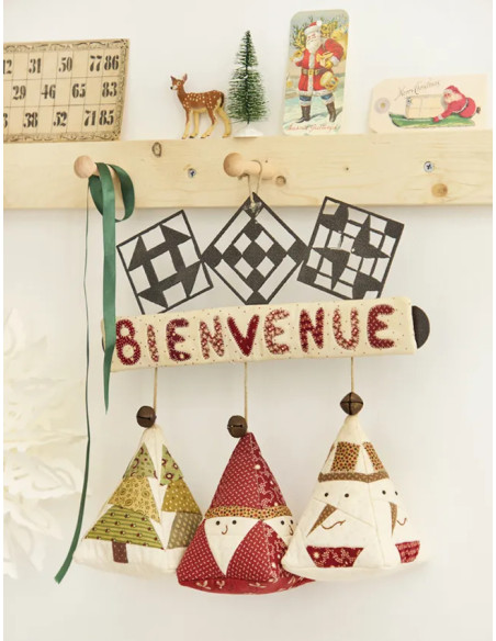 Livre un Noël en patchwork