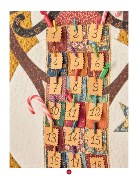 Livre un Noël en patchwork