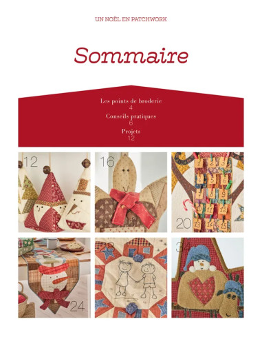 Livre un Noël en patchwork