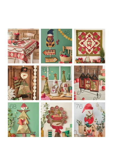Livre un Noël en patchwork