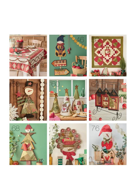 Livre un Noël en patchwork