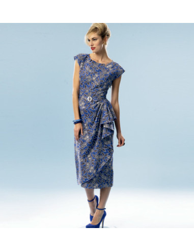 Patron de robe et ceinture - Butterick 5880
