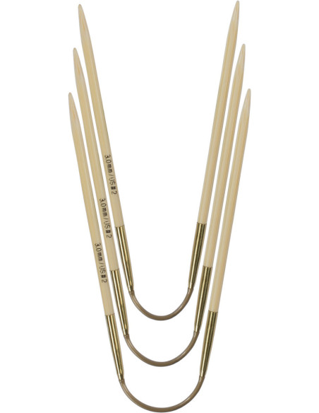 Set d´aiguilles addiCraSyTrio Bamboo Short