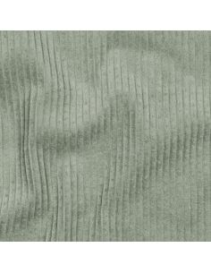 Tissu velours côtelé coton - Vert sauge 2