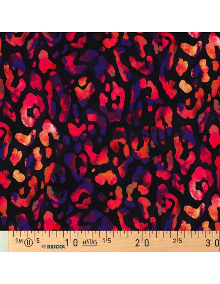 Tissu viscose - Inspiration sauvage