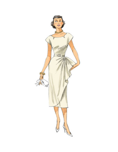 Patron de robe et ceinture - Butterick 5880
