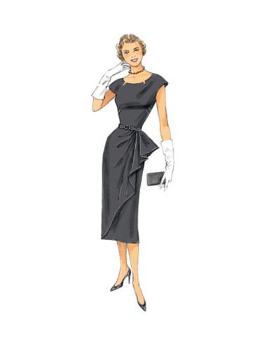 Patron de robe et ceinture - Butterick 5880