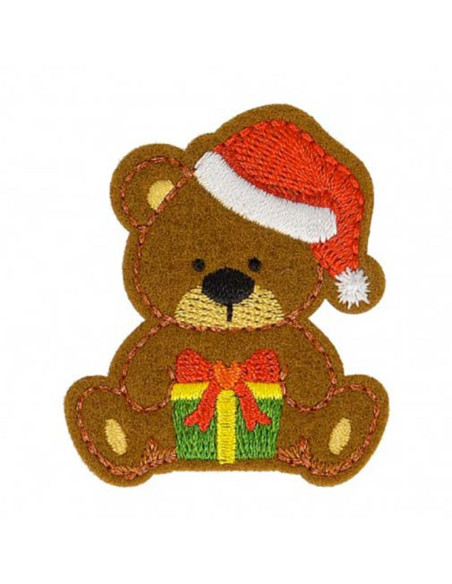 Écusson thermocollant Noël - Nounours