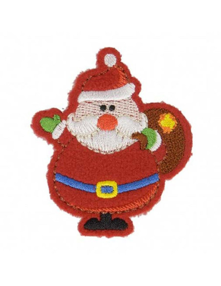 Écusson thermocollant Noël - Père Noël