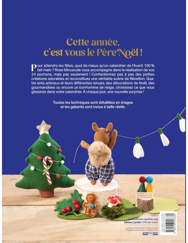 Livre le calendrier de l'avent de Rose Minuscule