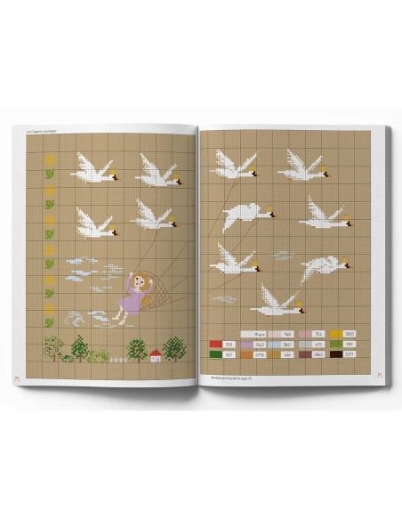 Livre broderie enchantée - 500 modèles à broder