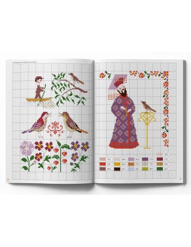 Livre broderie enchantée - 500 modèles à broder