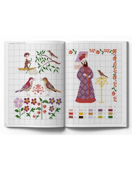 Livre broderie enchantée - 500 modèles à broder