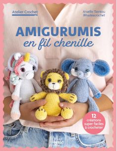 Livre amigurumis en fil chenille