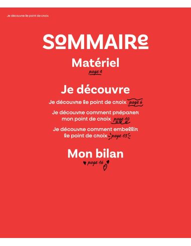 Livre je découvre le point de croix !!