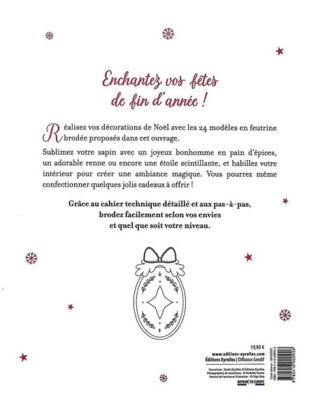 Livre créations de Noël en feutrine