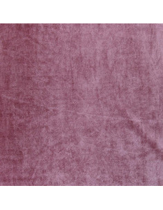 Tissu velours stretch - Rose 2