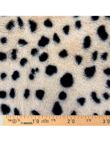 Tissu fausse fourrure animal - Serval
