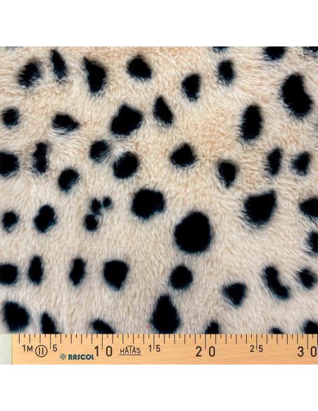 Tissu fausse fourrure animal - Serval