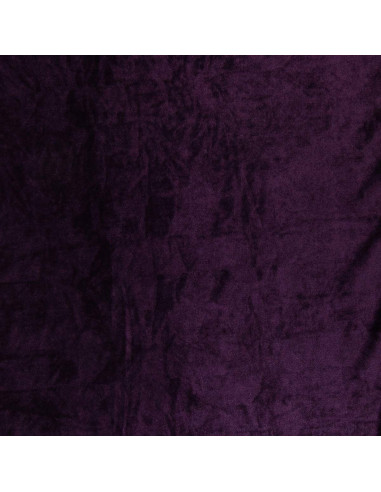 Tissu velours stretch - Violet
