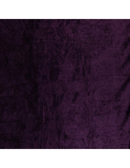 Tissu velours stretch - Violet