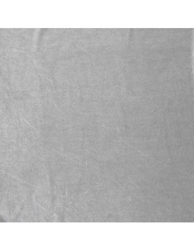 Tissu velours stretch - Argent