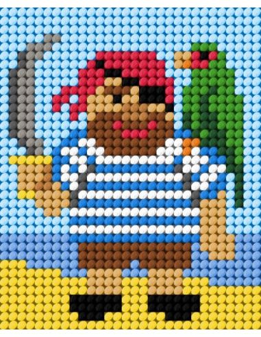 Kit canevas enfant - Le pirate
