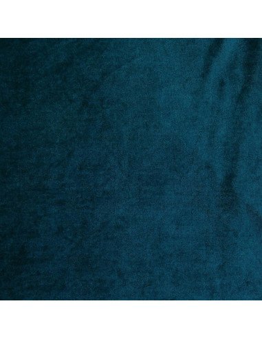 Tissu velours stretch - Bleu pétrole