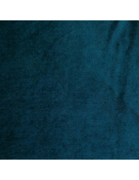 Tissu velours stretch - Bleu pétrole