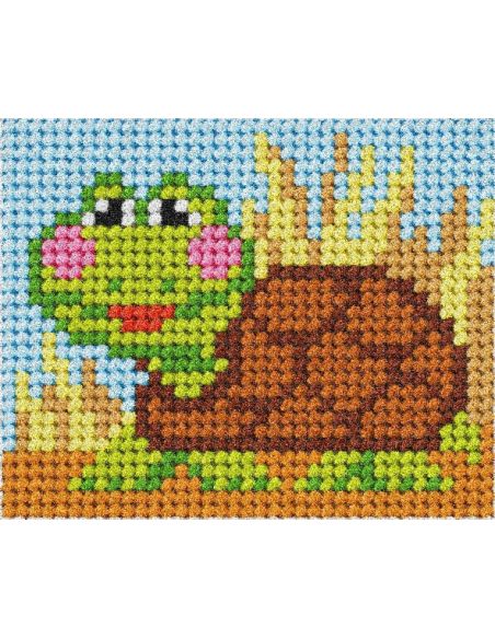 Kit canevas enfant - La tortue