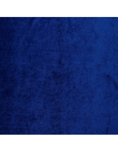 Tissu velours stretch - Bleu roy