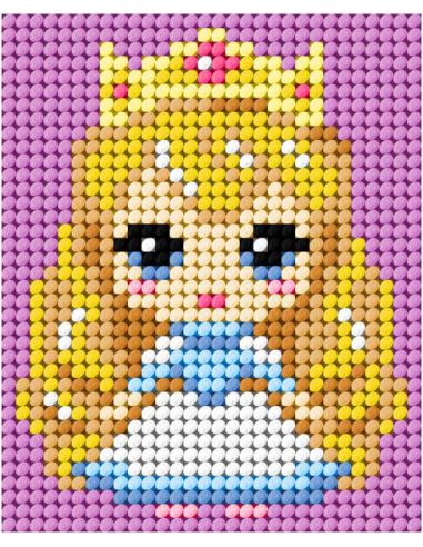 Kit canevas enfant - Petit princesse