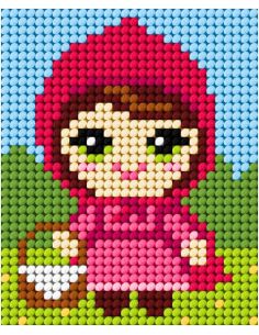 Kit canevas enfant - Petit chaperon rouge