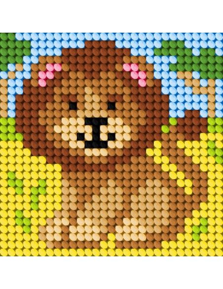 Kit canevas enfant - Le lion