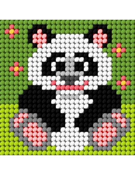 Kit canevas enfant - Le panda
