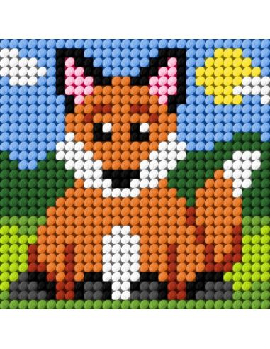 Kit canevas enfant - Le renard