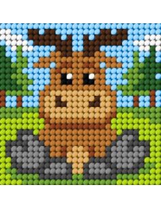Kit canevas enfant - Le cerf
