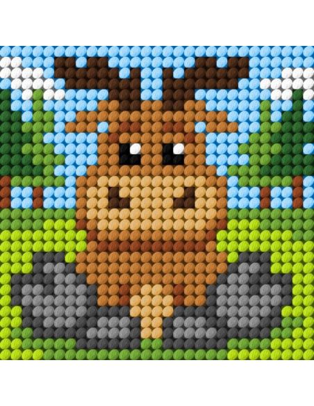 Kit canevas enfant - Le cerf